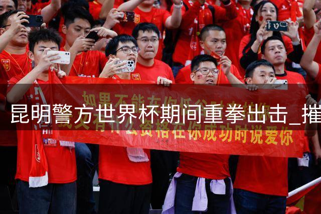 昆明警方世界杯期间重拳出击 摧毁两网络赌球团伙涉案3000万
